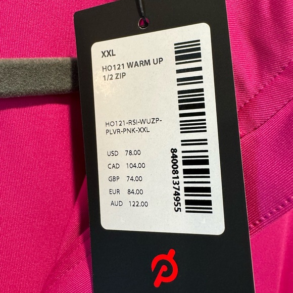 Peloton active wear 1/2 zip jacket - Picture 3 of 3
